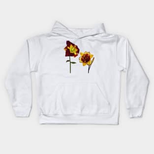 Two Daylilies having a Chat Kids Hoodie